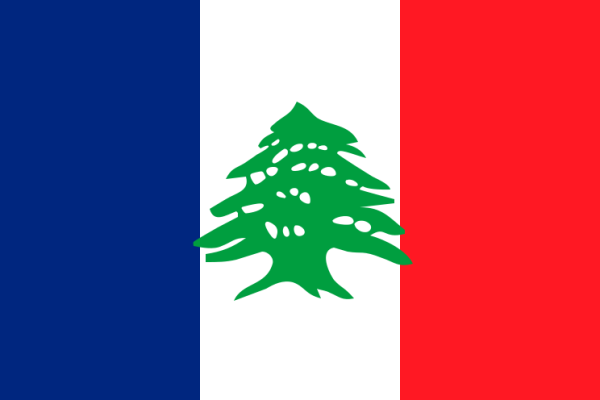 Flag Of Lebanon -1920