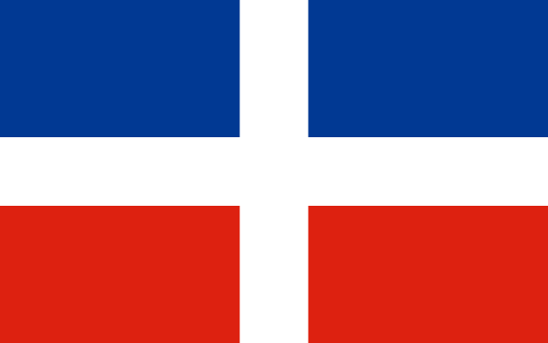 Flag Of Dominican Republic -1844