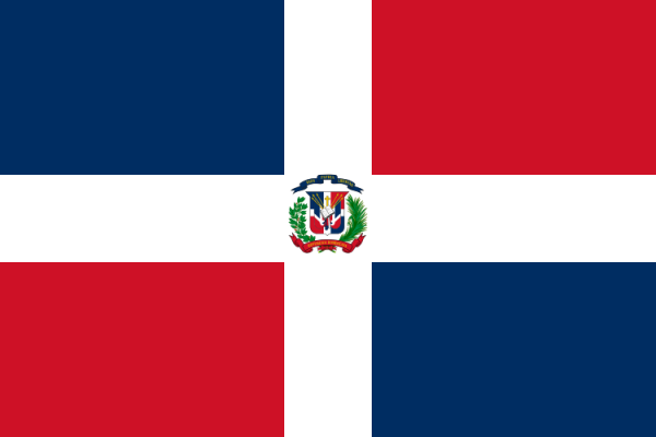 Flag Of Dominican Republic -1849