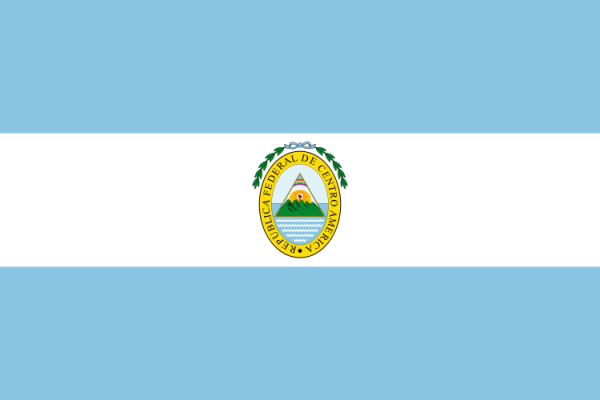 Flag Of El Salvador -1825