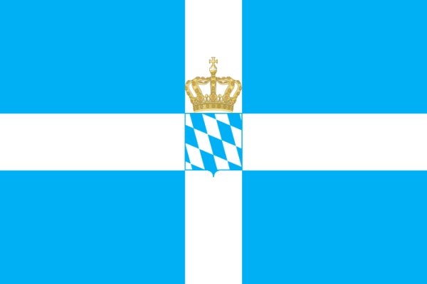 Flag Of Greece -1858-1862