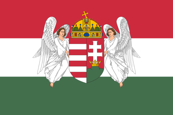 Flag Of Hungary -1867-1918