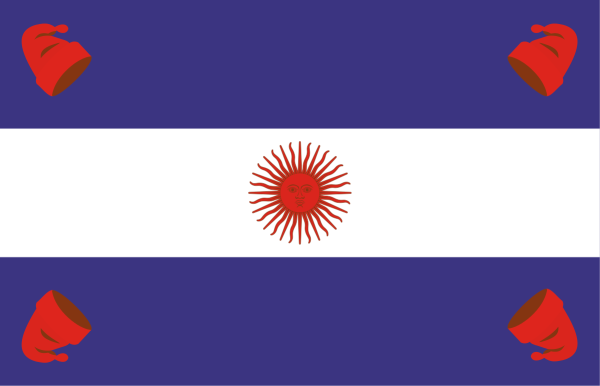 Flag Of Argentina -1850