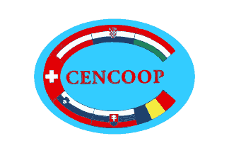 Flag Of Central European Nations Co-operation In Peace Support