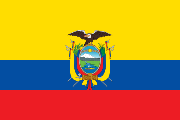 Flag Of Ecuador -1860