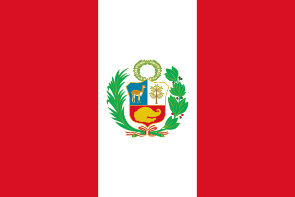 Flag Of Peru -1825