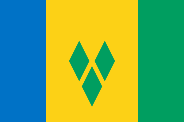 Flag Of Saint Vincent And The Grenadines -1985