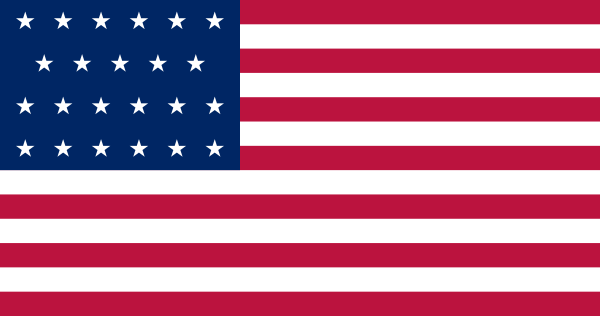 Flag Of United States -1820