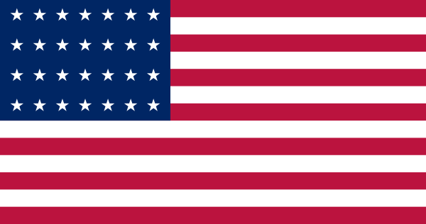 Flag Of United States -1859