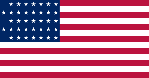 Flag Of United States -1867