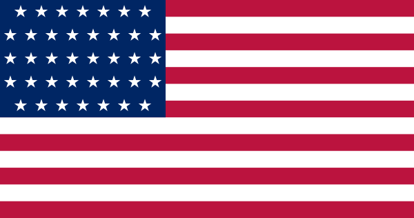 Flag Of United States -1877
