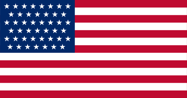 Flag Of United States -1896