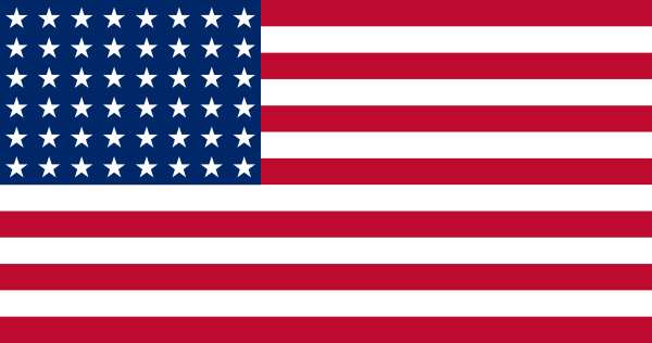 Flag Of United States -1912