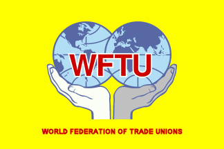 Flag Of World Federation of Trade Unions 1945